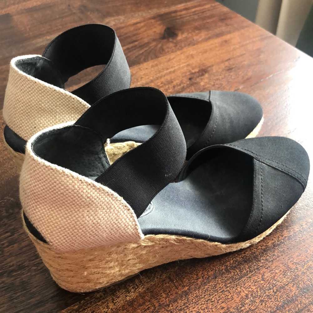 Ralph Lauren Chaps Wedge Sandals Ladies Size 8